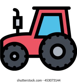 tractor outline icon

