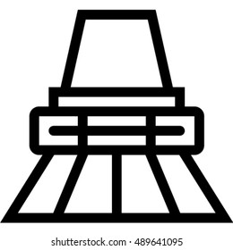 tractor outline icon