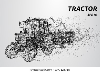 Tractor of the particles. The tractor-trailer drifted molecule.