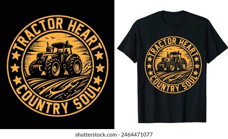 Traktor-Shirt, Farmer-Shirt, Farmer-Shirt für Herren, Mens Farming, Farm-Family-T-Shirt, Traktor-Klassisch-Shirt, Traktor Unisex 

