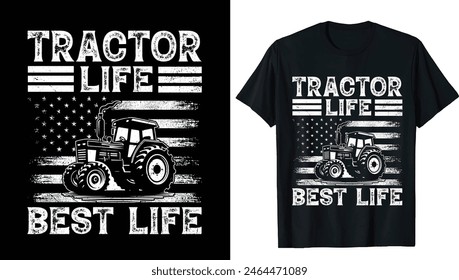 Traktor-Shirt, Farmer-Shirt, Farmer-Shirt für Herren, Mens Farming, Farm-Family-T-Shirt, Traktor-Klassisch-Shirt, Traktor Unisex 

