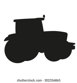 Tractor silhouette