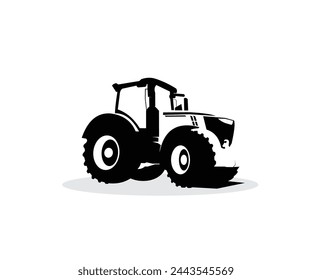 Tractor Silhouette Design Logo Icon