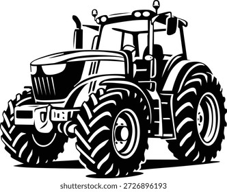 Tractor silhoutte Vector Formato Logo 