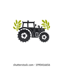 tractor simple design vector illustration
