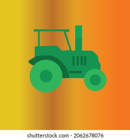 tractor simple vector design for farmer