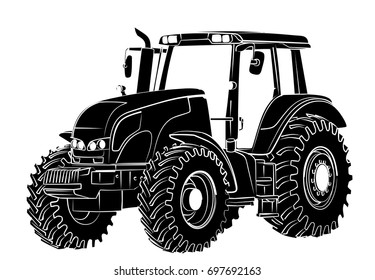 Tractor Sketch. 