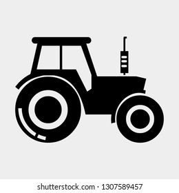 tractor symbol vector illustration