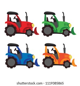 tractor vector collection design