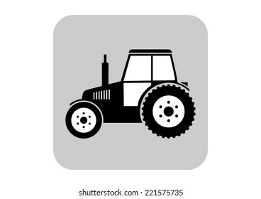 Tractor vector icon