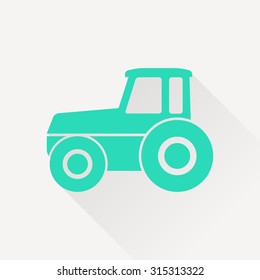 Tractor vector icon