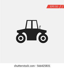 Tractor vector icon