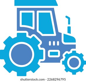 Tractor vector icon. Can be used for printing, mobile and web applications.