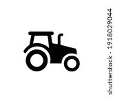 Tractor Vector Icon or Logo 