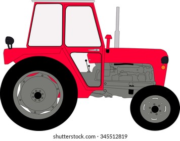 tractor vector illustration
