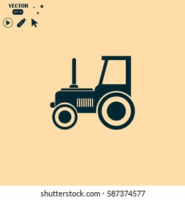tractor vector illustration