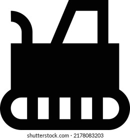 Tractor Vector illustration on a transparent background.Premium quality symbols.Glyphs vector icon for concept and graphic design.