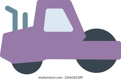 tractor Vector illustration on a transparent background. Premium quality symmbols. Line Color vector icons for concept and graphic design. 
