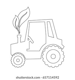tractor vehicle icon