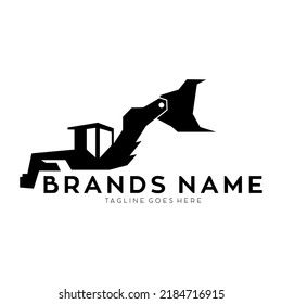 Tractor vehicle illustration vector logo