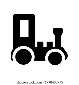 Tractor, working machine vector icon, isolated on white background