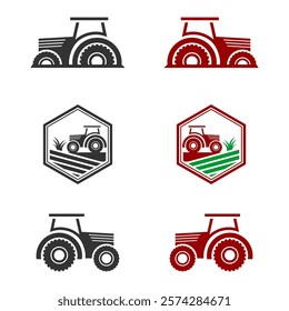 tractor,professional tractor logo design,tractor and farm logo design,badge,isolate,vintage,vector,transportation,farm machinery transportation,rice field plow,tractor,agriculture,farming,equipment