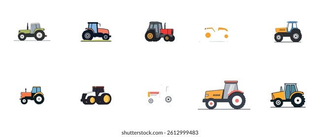 Tractors in Action for Farm and Agriculture