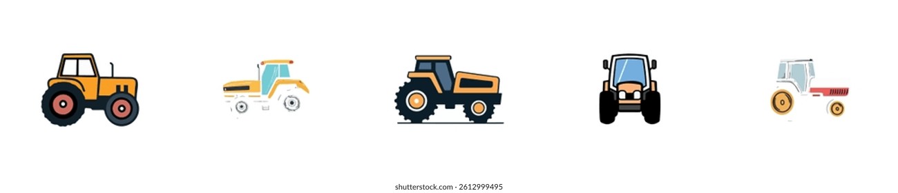 Tractors in Farming Agricultural Machinery