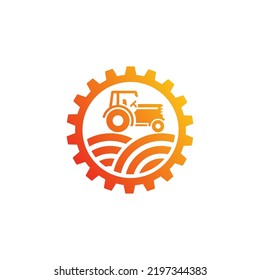 Tractors repair Logo Template vector symbol