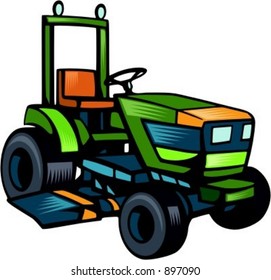 Tractor.Vector illustration