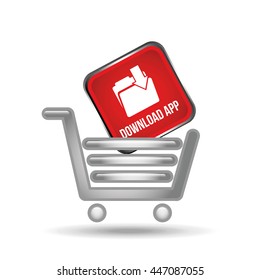 trade applications isolated icon design, vector illustration  graphic 