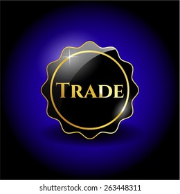 Trade black emblem