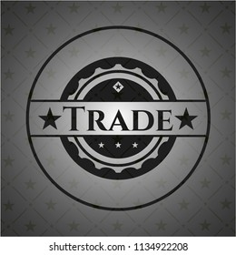 Trade black emblem. Vintage.