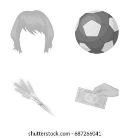 trade, business, ecology and other web icon in monochrome style. dollars, bank, sport, icons in set collection.