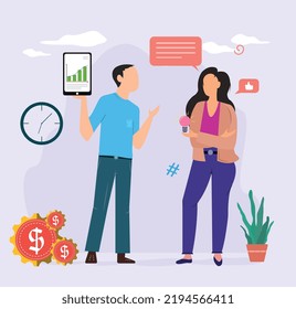 Trade, Business , Financial Info Graphics Vector Concept. 