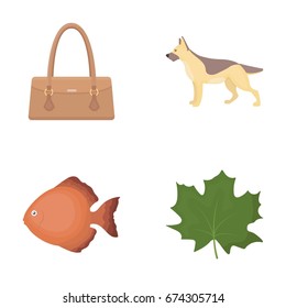 trade, business, leisure and other web icon in cartoon style., Maple, ecology icons in set collection.