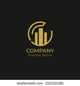 Trade business logo luxury design