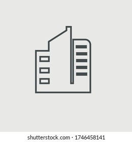 Trade centre vector icon illustration sign