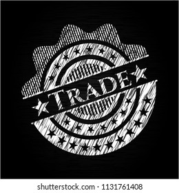 Trade chalkboard emblem