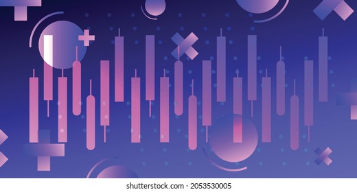 fondo azul gráfico de gráfico de operaciones