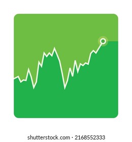 Trade chart vector illustration, desctop with forex trading. Financial graph for online trading creative concept. Interface with candlestick chart graphic vector design.