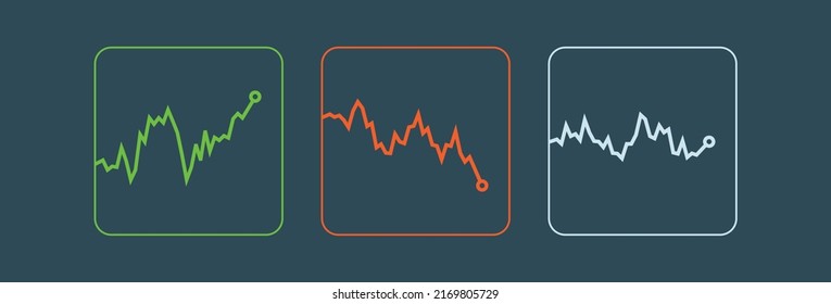 Ilustración vectorial del gráfico de operaciones, desctop con el comercio de divisas. Gráfico financiero para el concepto creativo de comercio en línea. Interfaz con diseño vectorial gráfico de gráfico de candlestick.