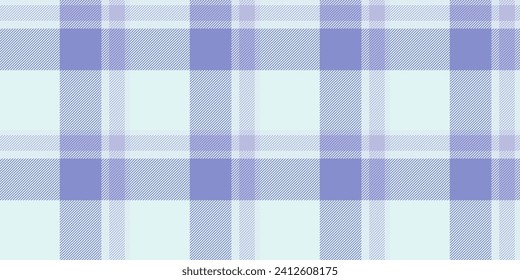 Trade check pattern tartan, ireland seamless textile texture. Easter plaid vector background fabric in light and blue color.