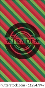 Trade christmas style badge..