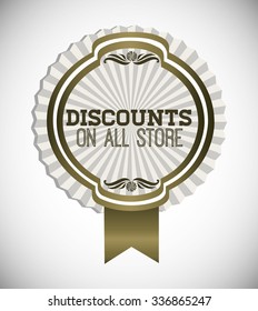 trade discount design, vector illustration eps10 graphic 