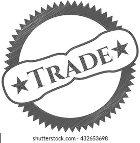 Trade draw (pencil strokes)