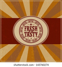 trade elements logo retro vintage coffee background with typography trade elements logo classic group coffee background scene edge pile sign dark business fancy burning letterpress set vintage best ar