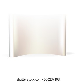 Trade exhibition stand, vector