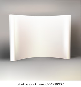 Trade exhibition stand, vector