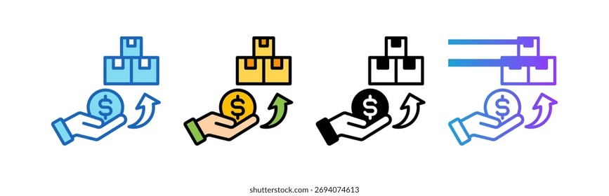 Trade Finance Icon multistyle Vector Illustration